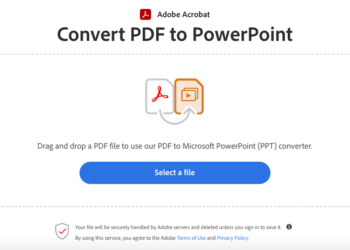 PDF to PPT conversion