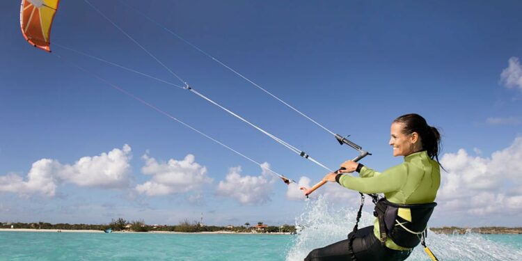 Kitesurfing
